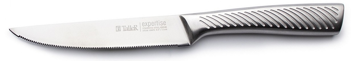 Нож для стейка 99267 TalleR, черный