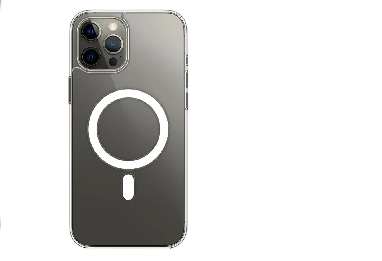Силикон Apple iPhone 12/12 Pro 6.1 Hoco Magnetic MagSafe прозрачный