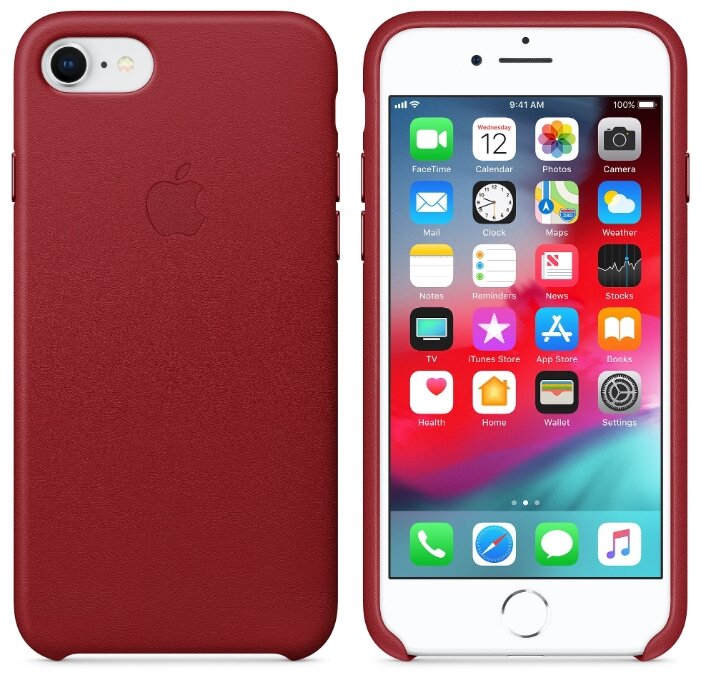 Чехол-накладка Apple кожаный для iPhone 7/iPhone 8/iPhone SE (2020)