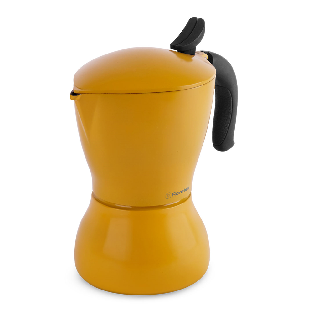 Кофеварка гейзерная Rondell 1116-RDS 9 чашек Sole, желтый