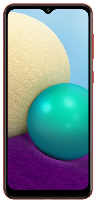 Телефон Samsung Galaxy A02 SM-A022 32Gb красный РСТ