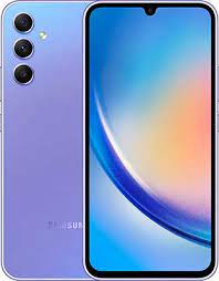 Телефон Samsung Galaxy A34 SM-A346E 128Gb 6Gb фиолетовый (год гарантии)