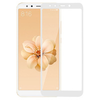 Защитное стекло Xiaomi Mi A2 lite Ainy 2,5D 0.25mm с полной проклейкой белое