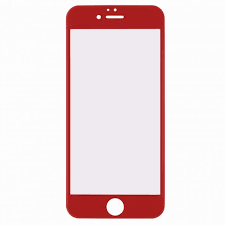 Защитное стекло iPhone 7 Mahaza 3D 0.15mm Силиконовый Край Красный