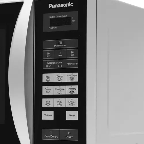 Микроволновая печь Panasonic  NN-ST342MZPE, серебристый, черный