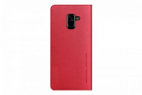 Чехол (флип-кейс) Samsung Galaxy A8 Designed Mustang Diary красный