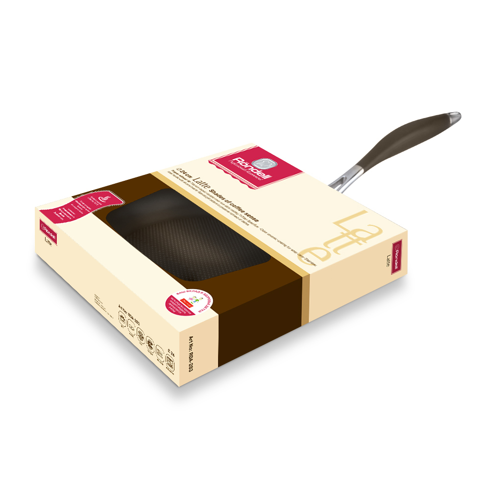 Сковорода б/кр Rondell RDA-283 Latte 24 см коричневый