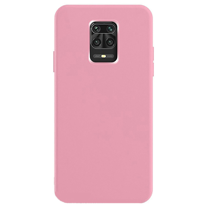 Чехол-силикон Matte color Xiaomi Redmi Note note 9pro/9s розовый (K314; )