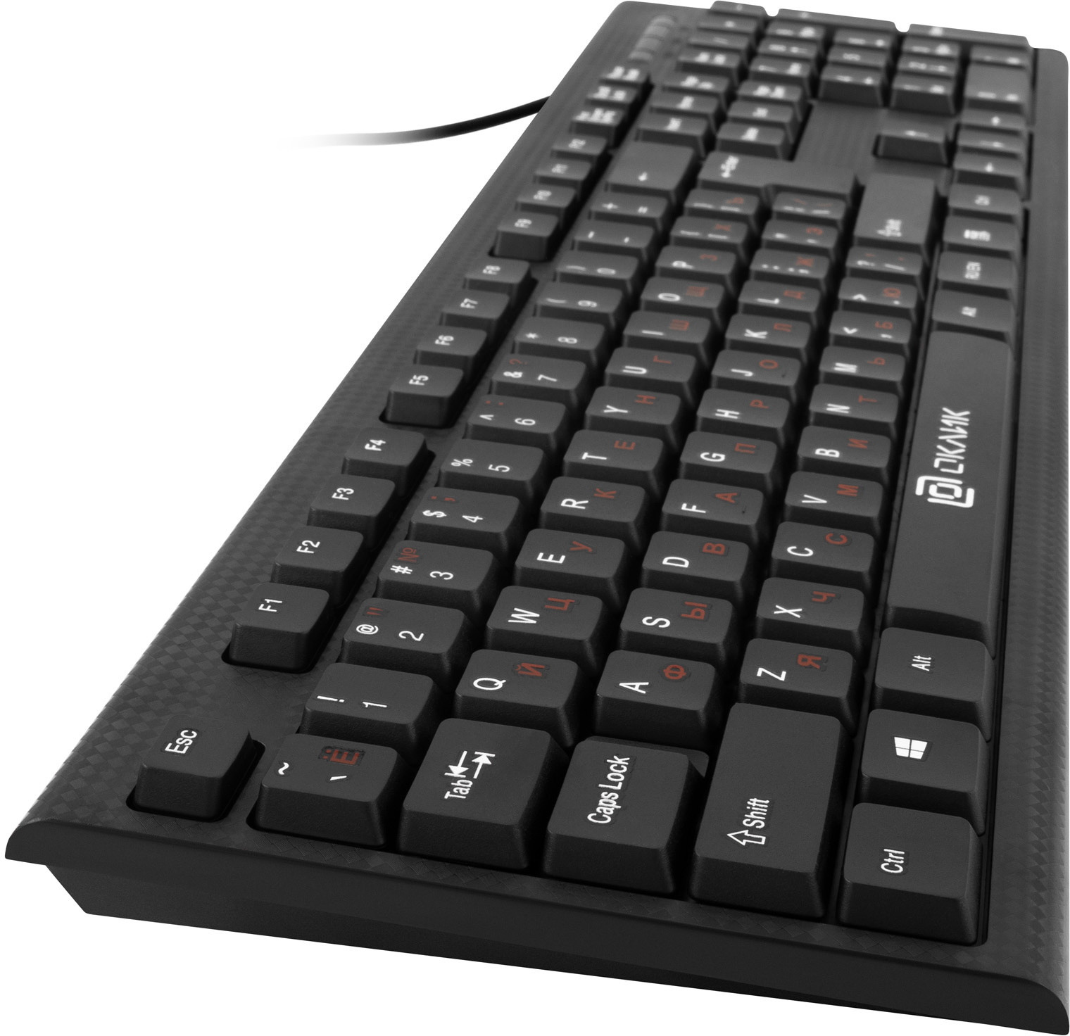 Клавиатура+мышь Oklick 620M клав:черный мышь:черный USB