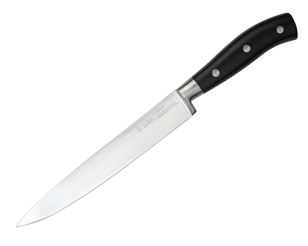 Нож для нарезки 22102 TalleR Аспект, черный