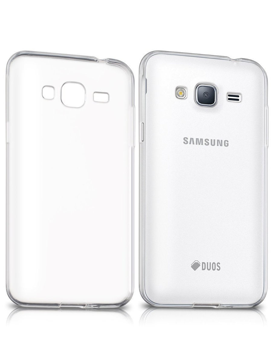 Задняя накладка Samsung Galaxy J3 (2017) Partner силикон белая