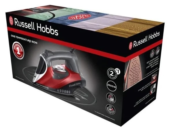 RUSSELL HOBBS 25090-56 Утюг, черный/красный