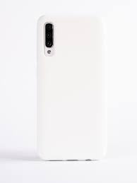 Задняя накладка Samsung Galaxy A50 Силикон Белый