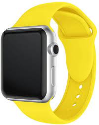 Ремешок Apple Watch 42mm Silicone Желтый