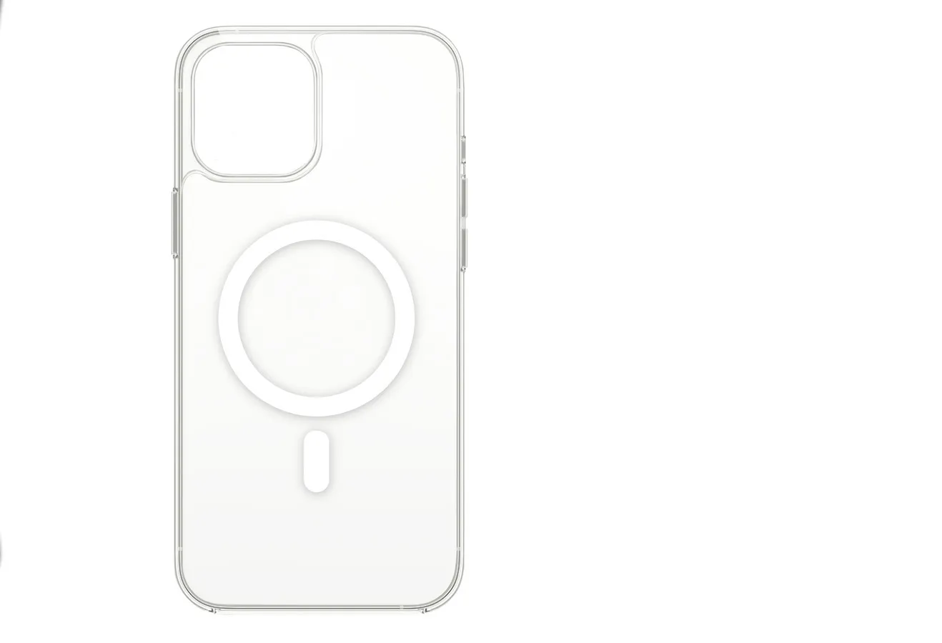 Силикон Apple iPhone 12/12 Pro 6.1 Hoco Magnetic MagSafe прозрачный
