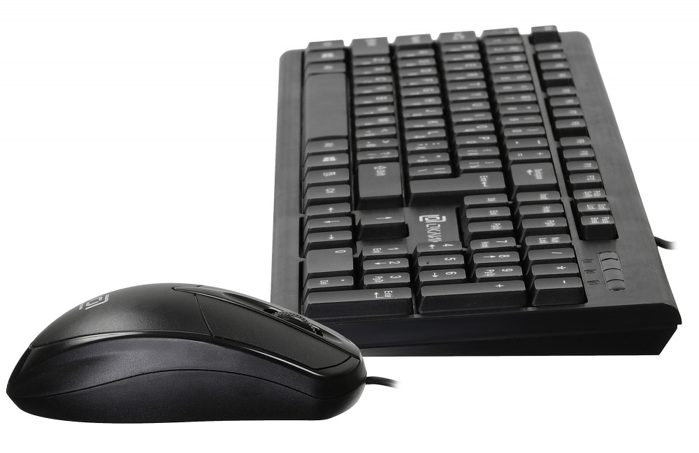 Клавиатура+мышь Oklick 640M клав:черный мышь:черный USB
