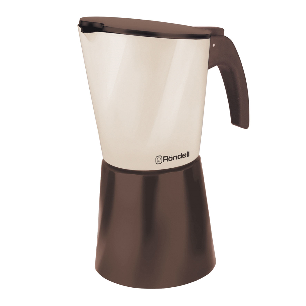 Кофеварка гейзерная Rondell RDA-738 Mocco & Latte 300 мл, коричневый