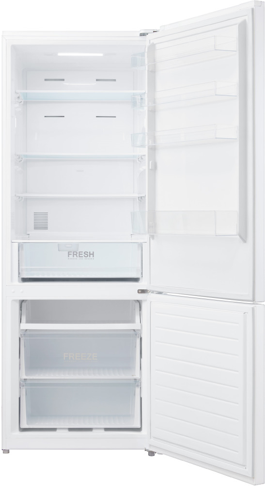 Двухкамерный холодильник Kraft KF-NF720GD, бежевый