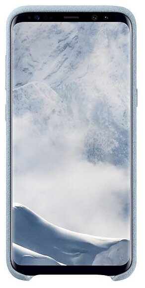 Чехол-накладка Alcantara Cover мятный Samsung Galaxy S8+