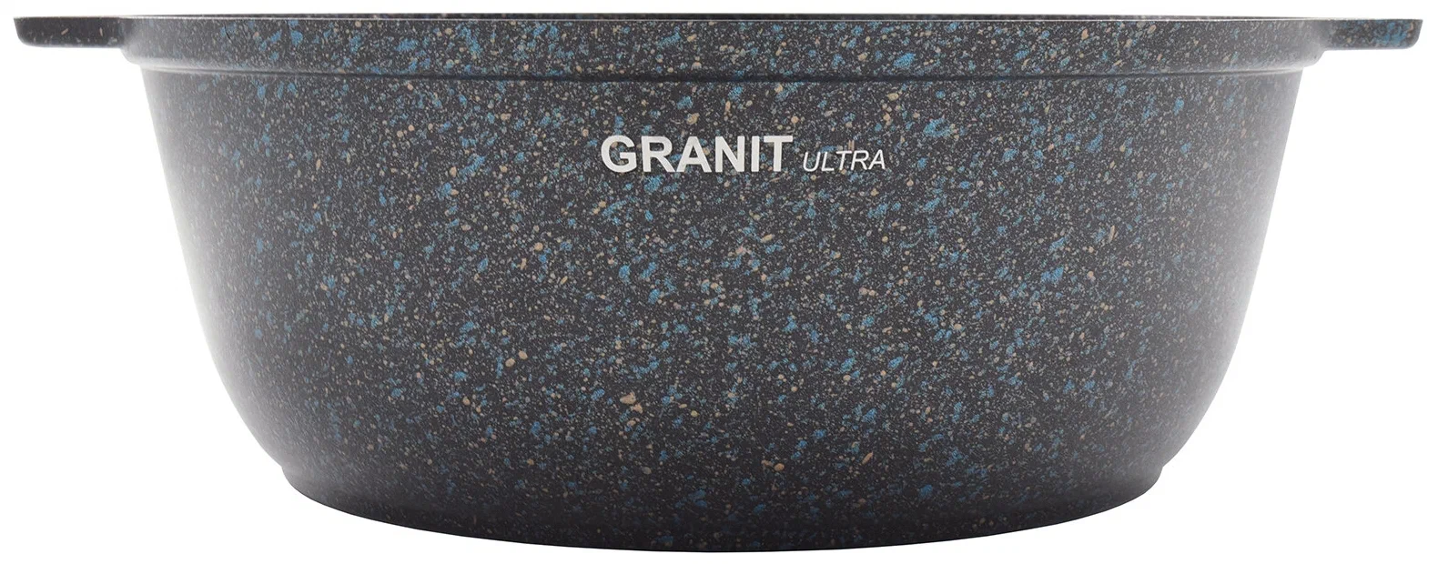 Kukmara Кастрюля-жаровня 28см 5л со стек. крышко, АП линии "Granit ultra" (blue) жгг52а