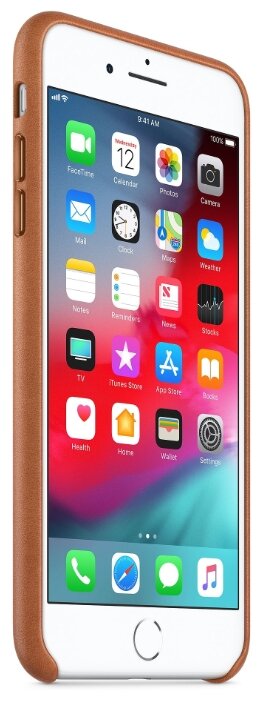 Чехол-накладка Apple кожаный для iPhone 8 Plus / 7 Plus
