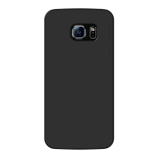 Чехол Sky Case и защитная пленка для Samsung Galaxy S6 edge, 0.4 мм, черный, Deppa