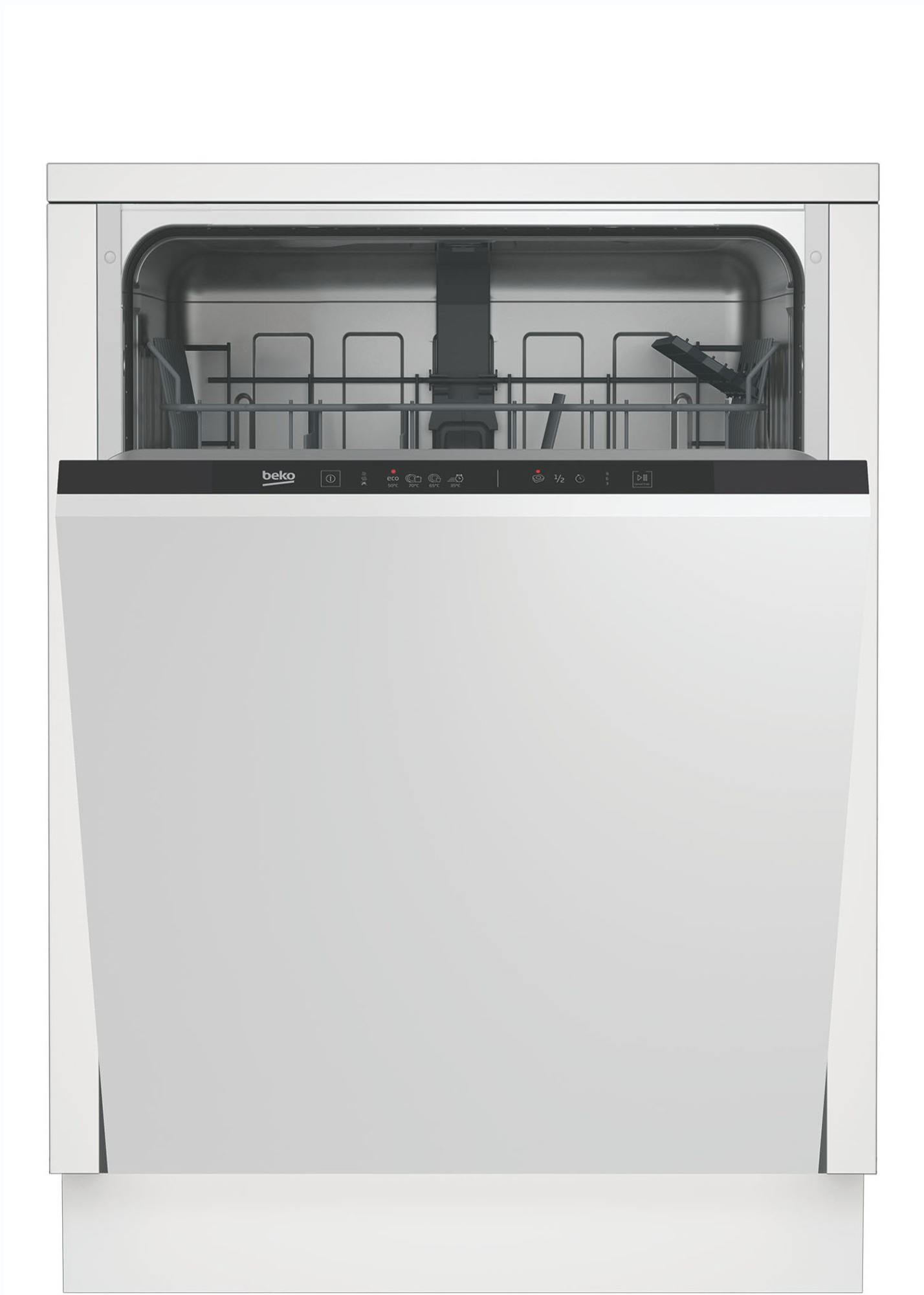 Встраиваемая посудомоечная машина Beko DIN14W13, белый
