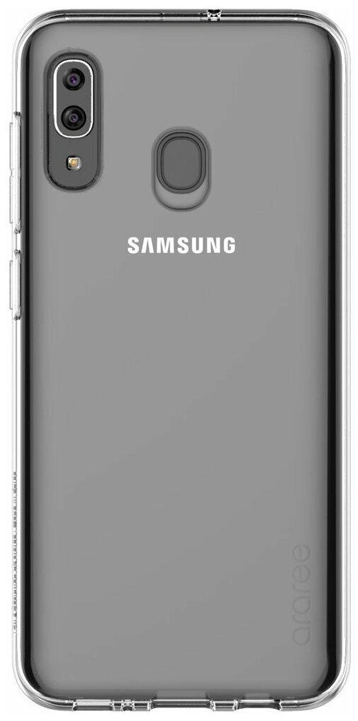 Чехол (клип-кейс) для Samsung Galaxy A20 araree A cover прозрачный