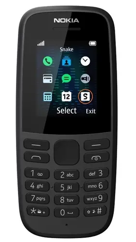 Телефон Nokia 105 SS  черный