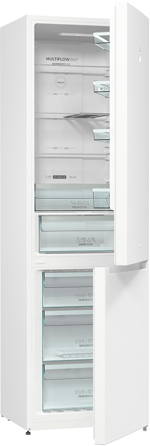 Двухкамерный холодильник Gorenje NRK6201SYW, белый