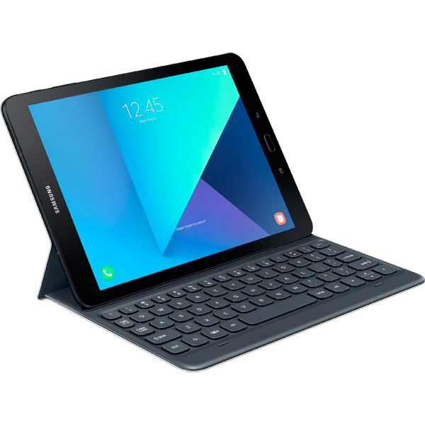 Чехол-клавиатура для Galaxy Tab S3 9.7" Keyboard cover полиуретан/поликарбонат серый
