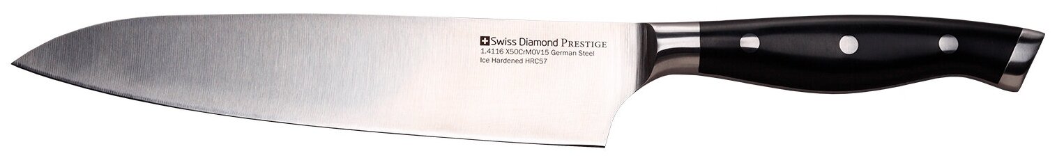 Шеф-нож Swiss Diamond SDPK01, черный