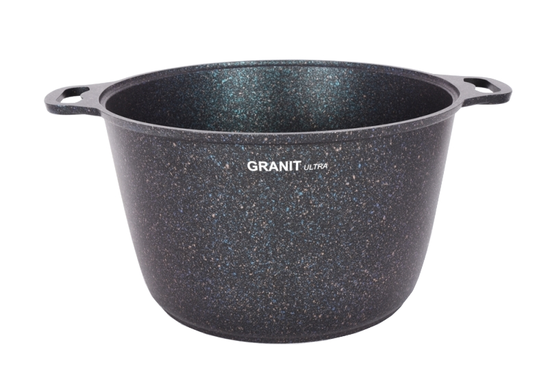 Kukmara Кастрюля 10л со стек крышкой, АП линия "Granit ultra"кгг102а синий