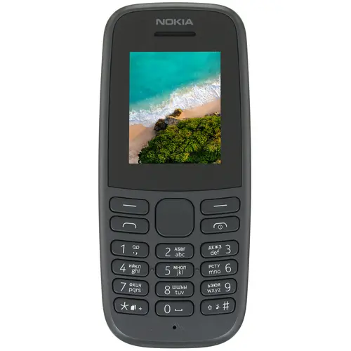 Телефон Nokia 105 DS черный