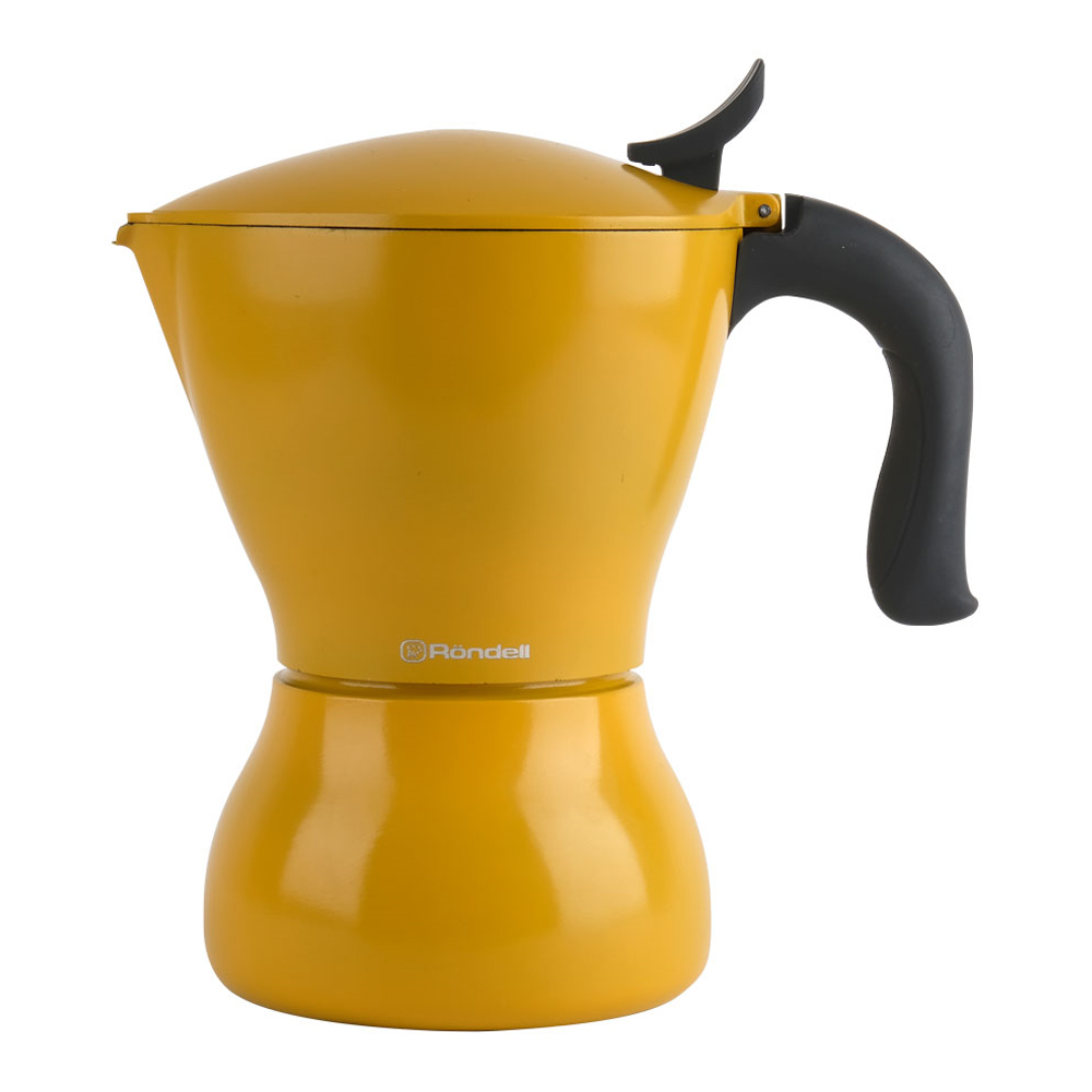 Кофеварка гейзерная Rondell 1116-RDS 9 чашек Sole, желтый