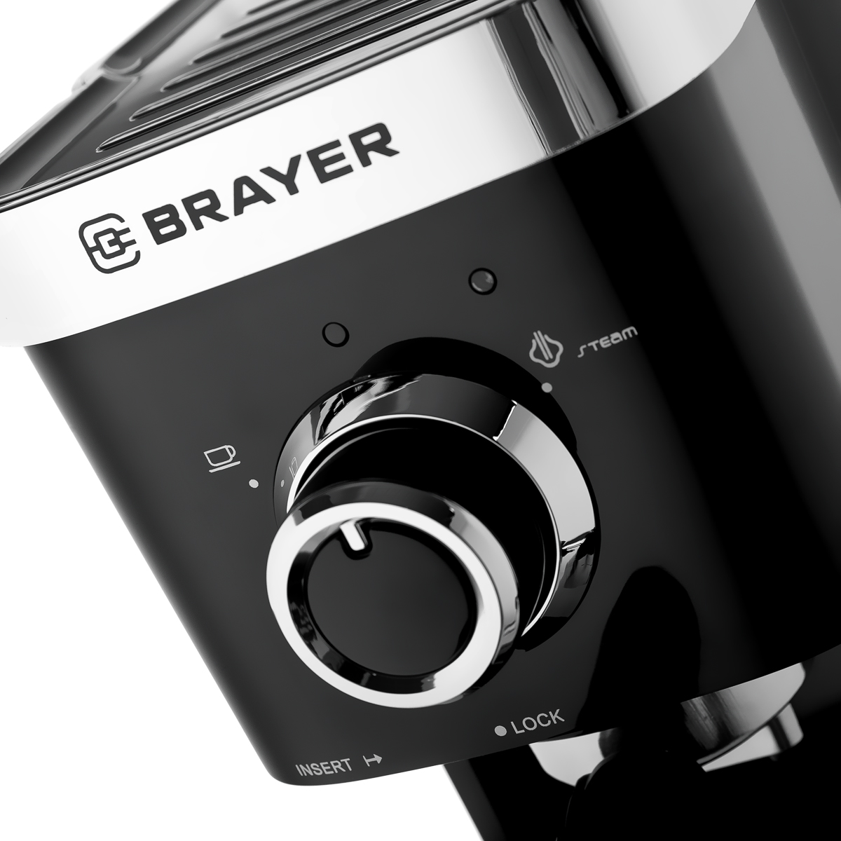 Кофеварка рожковая BRAYER BR1100, черный