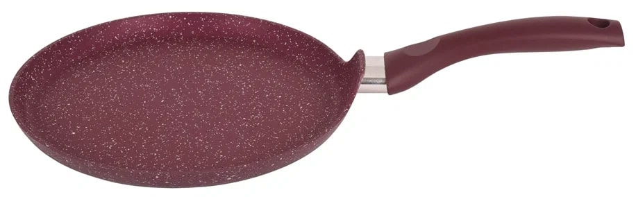 Kukmara Сковорода блинная 220мм с ручкой, АП линия "Trendy style" (Mystery) сб220tsm, фиолетовый