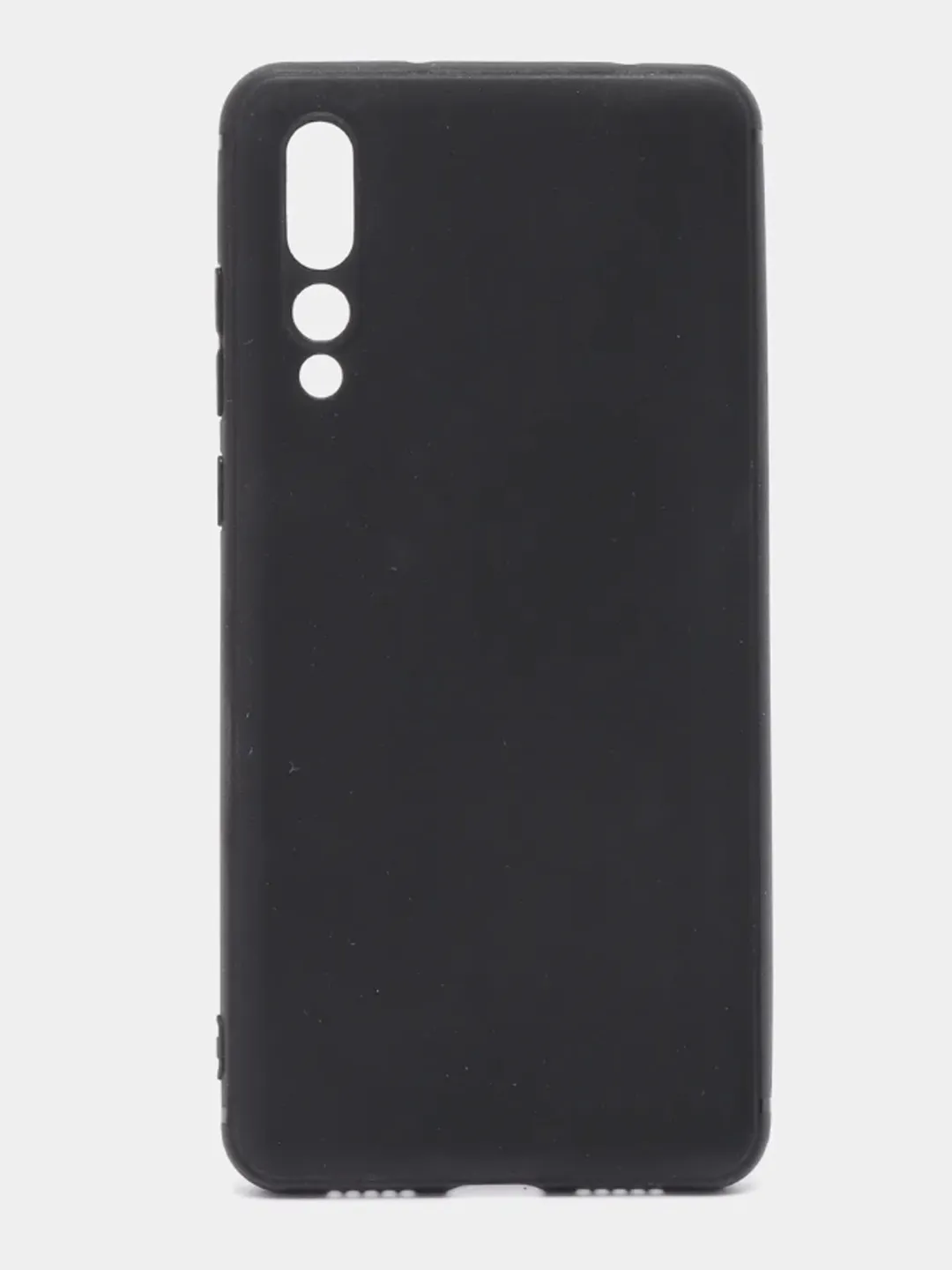 Чехол-силикон матовый Smtt Huawei P20 plus черный