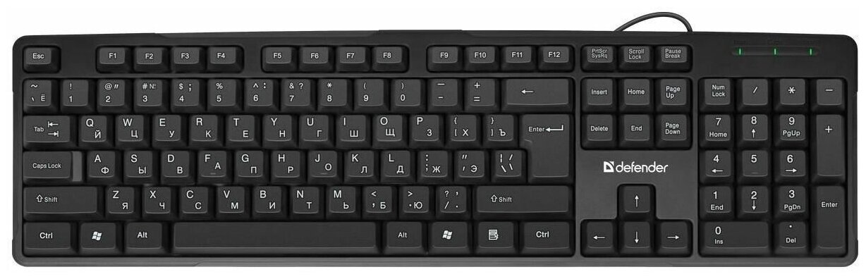Клавиатура Defender Next HB-440, черный