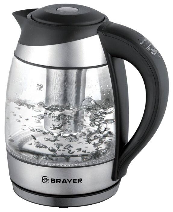 Чайник BRAYER BR1021, серебристый