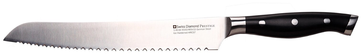 Нож для хлеба Swiss Diamond SDPK03, лезвие 22 см
