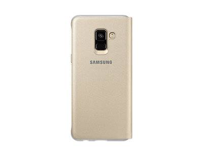 Чехол (флип-кейс) Samsung Galaxy A8 Neon Flip Cover золотистый