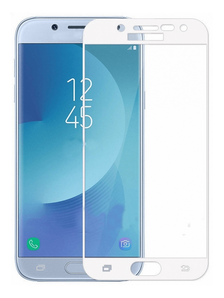 Защитное стекло Samsung J3 (2017) 5D белое