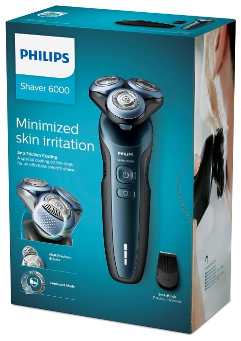 Электробритва Philips S6610/11 Series 6000, синий