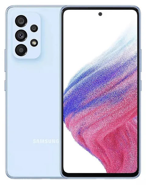 Телефон Samsung Galaxy A53 8+ 128Gb голубой (6 месяцев)