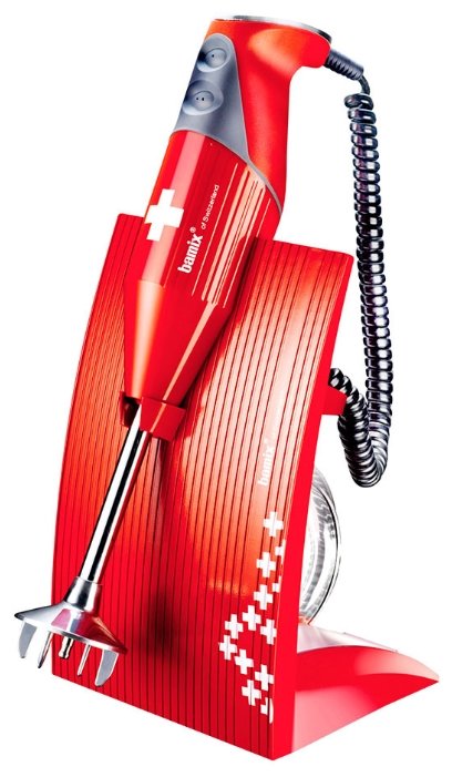 Погружной блендер Bamix M200 SwissLine, красный