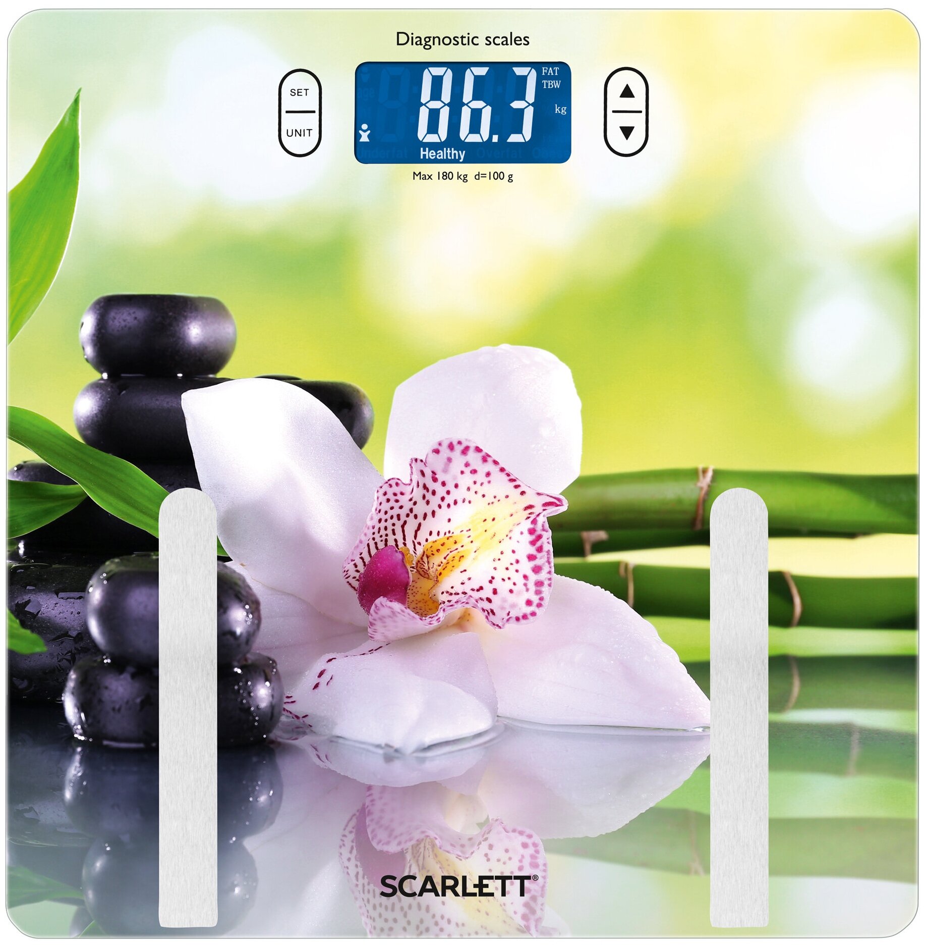 Весы электронные Scarlett SC-BS33ED10, зеленый