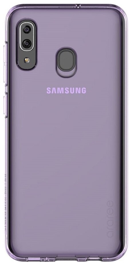 Чехол (клип-кейс) для Samsung Galaxy A20 araree A cover фиолетовый