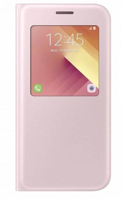Чехол (флип-кейс) Samsung Galaxy A7 (2017) S View Standing Cover розовый