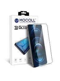 Стекло защитное MOCOLL, полноразмерное для iPhone 12 Mini 3D (серия Platinum)